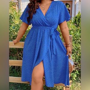 Royal blue dress size 2XL